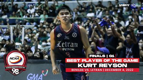 kurt reyson hometown|NCAA Season 98 Highlights: Kurt Reyson (PART 1) .